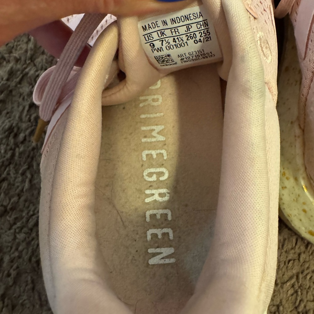 Adidas Pure boost 21 Blush Pink Running Sneakers Shoes Size 9 - Picture 9 of 10